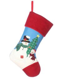 Dibor Set of 4 Patchy & Pete The Snowmen Xmas Tree Christmas Gift Bag Stocking - Size: 4 Pack - thumbnail 2
