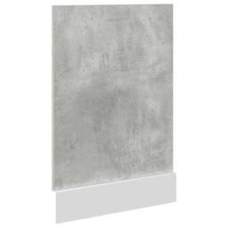 Berkfield Home Dishwasher Panel Concrete Grey 45x3x67 cm cm - Size: 45 x 3 x 67 cm - thumbnail 5
