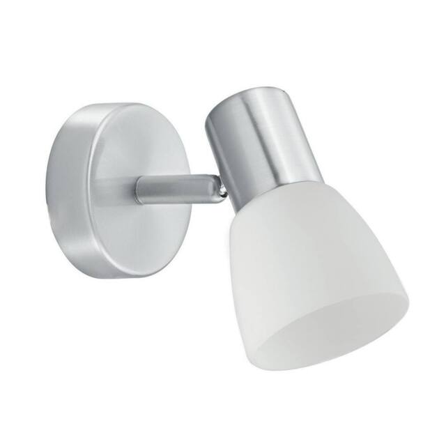 Netlighting SPOT Single Adjustable Spotlight Nickel 11x12.5cm in Grey - Size: 11x12.5 cm