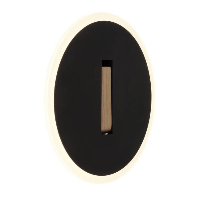 Netlighting Avery Integrated LED Wall Lamp Matt Black LED 4000K - image 1
