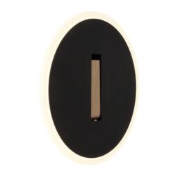 Netlighting Avery Integrated LED Wall Lamp Matt Black LED 4000K - thumbnail 1