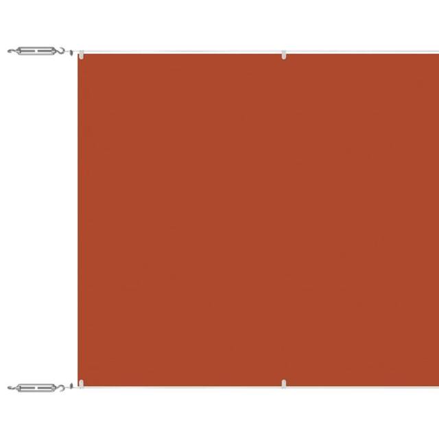 Berkfield Home Vertical Awning Terracotta 60x1000 cm Oxford Fabric - image 1