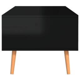 Berkfield Home Coffee Table High Gloss Black 100x49.5x43 cm Engineered Wood - thumbnail 6