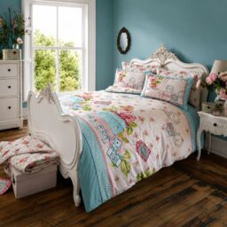 Smart Living Polycotton Printed Free Spirit Duvet Cover with Pillowcase Set - Size: Single - thumbnail 2