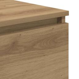 Berkfield Home Sideboard Artisan Oak 60x35x76 cm Engineered Wood in Brown - Size: 60 x 35 x 76 cm - thumbnail 9