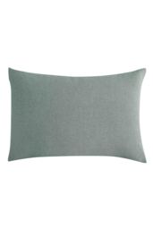 Lazy Linen 'Pure Washed Linen' Pillowcase Pair in Green - thumbnail 2