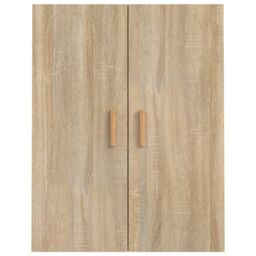 Berkfield Home Hanging Wall Cabinet Sonoma Oak 69.5x34x90 cm in Brown - thumbnail 6