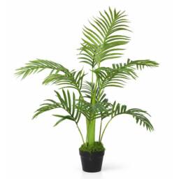 Levede Artificial Tree Fake Plant Home Office Decor Realistic Faux Tree in Green - thumbnail 1