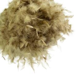 Happy Homewares Eye-Catching & Modern Olive Green Feather Decorated Pendant Shade - Size: 10 inches - thumbnail 5