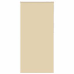 Berkfield Home Roller Blind Blackout Beige 90x210 cm Fabric Width 85.7 cm Polyester