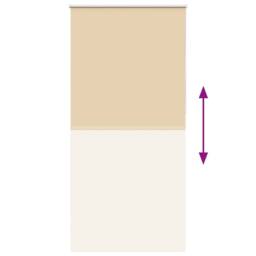 Berkfield Home Roller Blind Blackout Beige 90x210 cm Fabric Width 85.7 cm Polyester - thumbnail 5