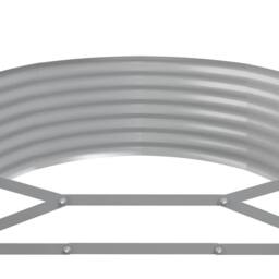 Berkfield Home Garden Raised Bed Powder-coated Steel 322x100x36 cm Anthracite in Charcoal - Size: 322 x 100 x 36 cm - thumbnail 5