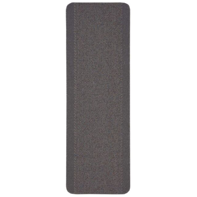 THE RUGS Washable Designer Rugs & Mats Bordered Design in Dark Grey - 110D - Size: 80 cm x 140 cm - image 1