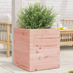 Berkfield Home Garden Planter 40x40x46 cm Solid Wood Douglas in Brown - Size: 40 x 40 x 46 cm - thumbnail 1