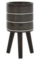 Orsina Darnell Small Chevron Planter