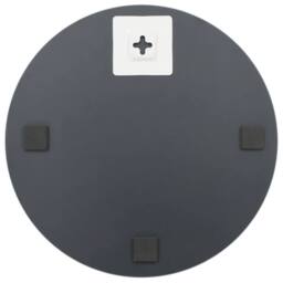 Berkfield Home Wall Frameless Mirror with LED Lights Round Glass in Silver - thumbnail 5