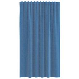 Berkfield Home Voile Curtains with Rod Pockets 2 pcs Royal Blue - thumbnail 4