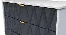 Ready Assembled 2 U Dallas 5 Drawer Chest (Ready Assembled) in Dark Blue - thumbnail 5