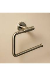 Cosmic Towel ring, Matt Chrome, Wall-mounted, 25 cm. Collection Architect S+ in Metallic Silver - thumbnail 2