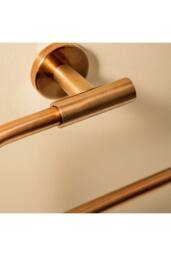 Cosmic Towel ring, Matt Chrome, Wall-mounted, 25 cm. Collection Architect S+ in Metallic Silver - thumbnail 3