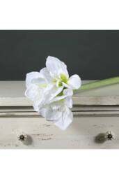 KDMD Amaryllis Spray White 60cm Artificial Flowers - thumbnail 2