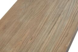 Orsina Wooden Surface Console Table, Hallway Table, Stainless Steel Modern Console Table For Bedroom in Natural - thumbnail 5