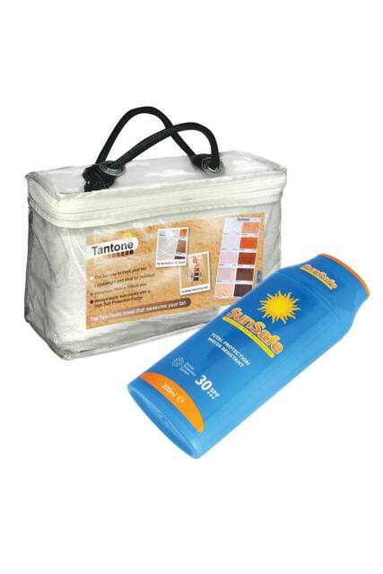 Original Products Tan-Tastic Tantone Towel & Sunsafe Set - image 1