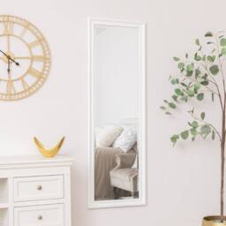 Melody Maison Large Full Length White Framed Wall & Leaner Mirror - 47cm X 142cm - Size: 47 cm X 142 cm - thumbnail 6