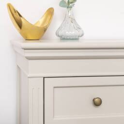 Melody Maison Large Taupe-Grey Wooden Sideboard Cabinet - Daventry Taupe-Grey Range in Grey - thumbnail 5