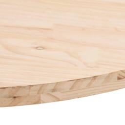Berkfield Home Table Top 60x30x2.5 cm Solid Wood Pine Oval in Natural - thumbnail 6