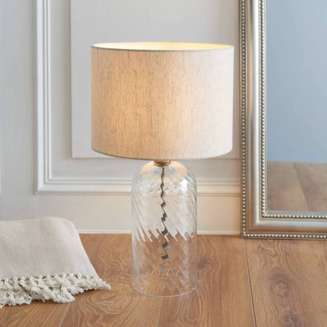 Pagazzi Robyn Glass Table Lamp in Natural - image 1