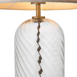 Pagazzi Robyn Glass Table Lamp in Natural - thumbnail 7
