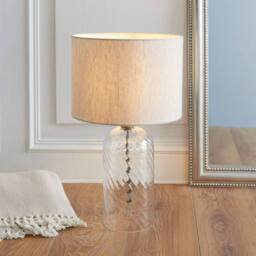 Pagazzi Robyn Glass Table Lamp in Natural - thumbnail 1