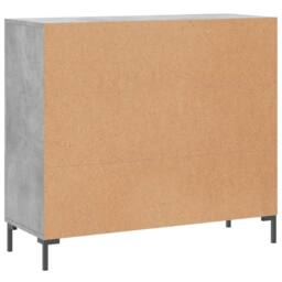Berkfield Home Sideboard Concrete Grey 90x34x80 cm Engineered Wood - Size: 90 x 34 x 80 cm - thumbnail 8