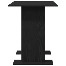 Berkfield Home Dining Table Black Oak 110x60x75 cm Engineered Wood - Size: 110 x 60 x 75 cm - thumbnail 6