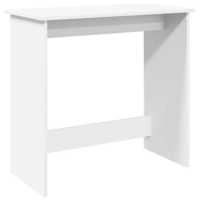 Berkfield Home Desk White 80x40x75 cm Engineered Wood - Size: 80 x 40 x 75 cm - image 1