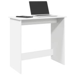 Berkfield Home Desk White 80x40x75 cm Engineered Wood - Size: 80 x 40 x 75 cm - thumbnail 2