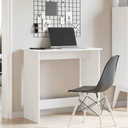 Berkfield Home Desk White 80x40x75 cm Engineered Wood - Size: 80 x 40 x 75 cm - thumbnail 3