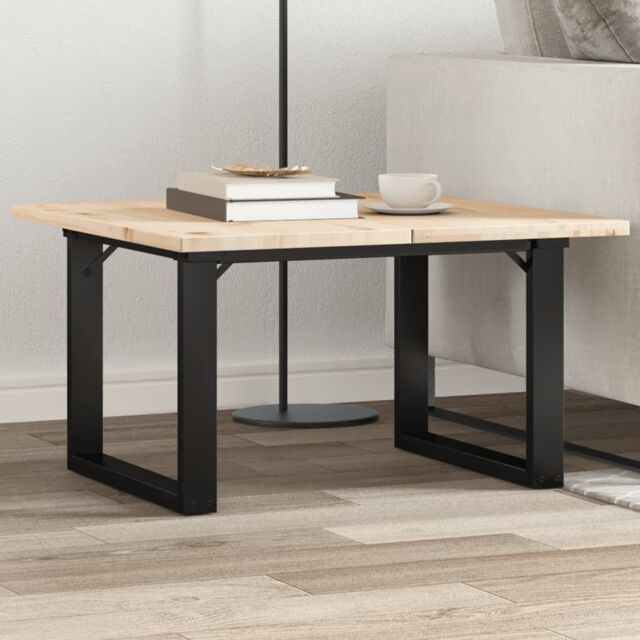 Berkfield Home Coffee Table Legs O-Frame 60x40x38 cm Steel in Black - Size: 60 x 40 x 38 cm - image 1