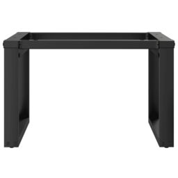 Berkfield Home Coffee Table Legs O-Frame 60x40x38 cm Steel in Black - Size: 60 x 40 x 38 cm - thumbnail 4