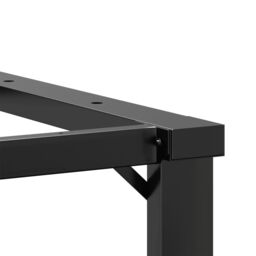 Berkfield Home Coffee Table Legs O-Frame 60x40x38 cm Steel in Black - Size: 60 x 40 x 38 cm - thumbnail 7