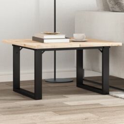 Berkfield Home Coffee Table Legs O-Frame 60x40x38 cm Steel in Black - Size: 60 x 40 x 38 cm - thumbnail 1