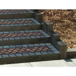 Nordara Natural Rubber Stair Steps, Stone-Themed Stepping Mats in Grey - thumbnail 5