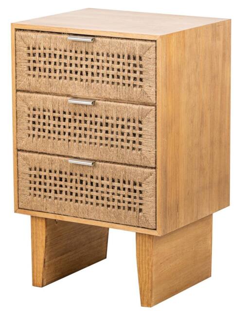 Nordlys Scandinavian Wooden 3-Drawer Dresser Chest of Drawers in Brown - image 1