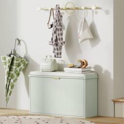 Kelvenix Shoe Bench green 104W x 26D x 47.5H cm - Size: 0.6m2 - thumbnail 4
