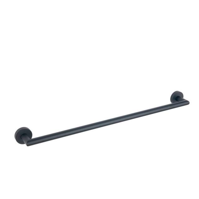Bathroom Kingdom Melbourne Black Round Towel Rail - image 1
