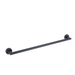 Bathroom Kingdom Melbourne Black Round Towel Rail - thumbnail 1