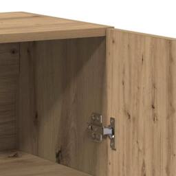 Berkfield Home Highboard Artisan oak Two-piece set Engineered wood in Brown - thumbnail 9