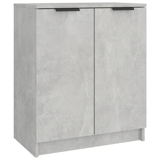 Berkfield Home Shoe Cabinet Concrete Grey 59x35x70 cm Engineered Wood - Size: 59 x 35 x 70 cm - image 1