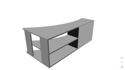 "Destina Home Termera Corner TV Stand Reversible Entertainment Center for 60"" TVs in Light Beige - Size: 1 Pack" - thumbnail 9